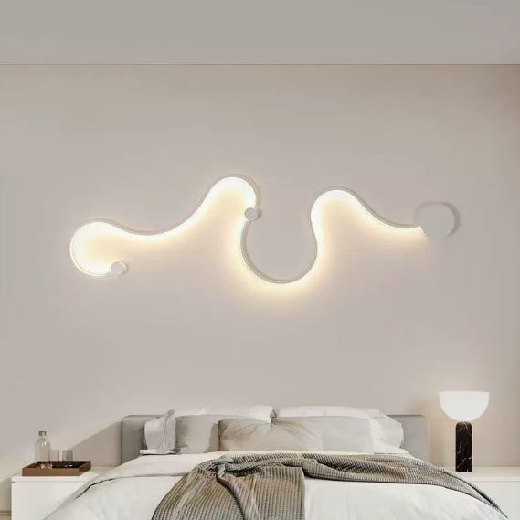 Minimalist Black or White Wall Light