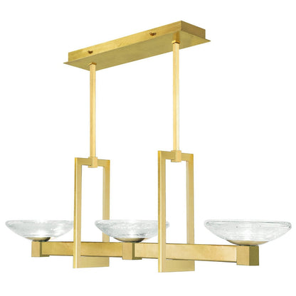 48-Inch Hand-Blown Glass Linear Pendant Light