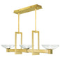 48-Inch Hand-Blown Glass Linear Pendant Light