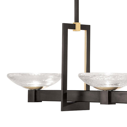 48-Inch Hand-Blown Glass Linear Pendant Light
