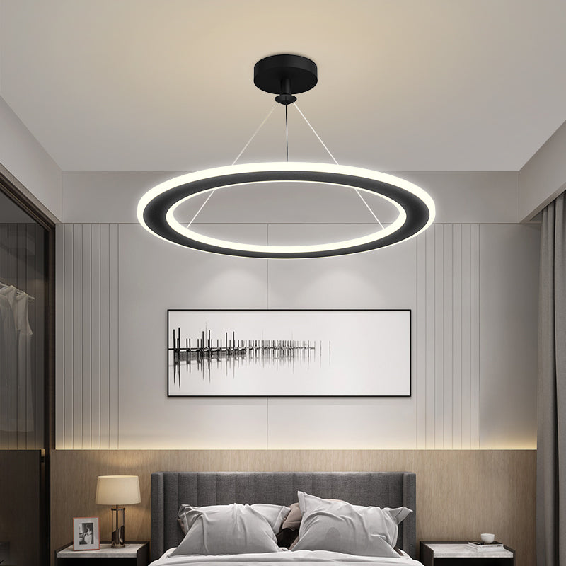 Circular 51–60W LED Ceiling Light / White / White light / 410x410mm