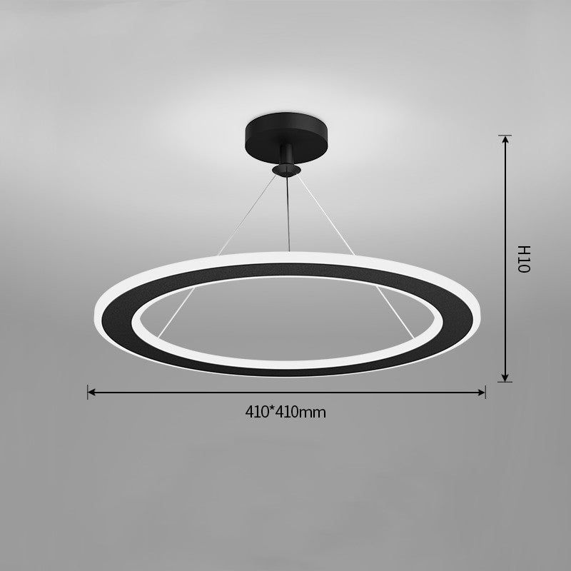 Circular 51–60W LED Ceiling Light / White / Trichromatic light / 410x410mm