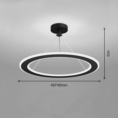 Circular 51–60W LED Ceiling Light / White / Trichromatic light / 410x410mm