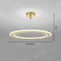 Circular 51–60W LED Ceiling Light / White / Trichromatic light / 520x520mm