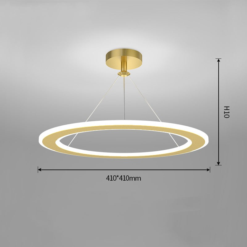 Circular 51–60W LED Ceiling Light / White / Stepless dimming / 520x520mm