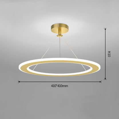 Circular 51–60W LED Ceiling Light / White / Stepless dimming / 520x520mm