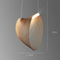 Linear Wood LED Pendant Light / Wood / Warm light / 60cm