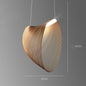 Linear Wood LED Pendant Light / Wood / Tricolor / 80cm