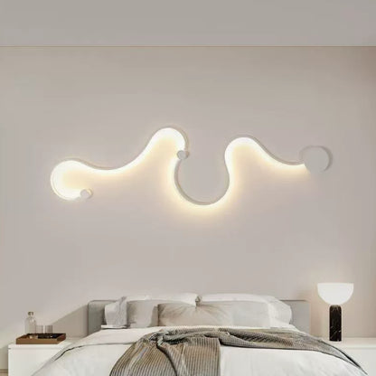 Minimalist Black or White Wall Light