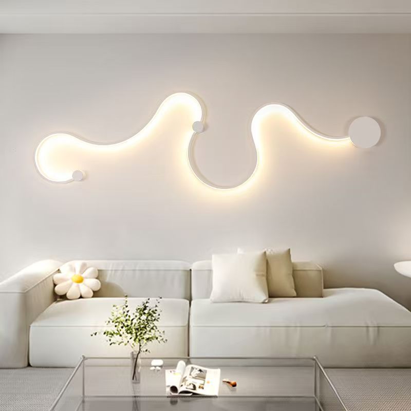Minimalist Black or White Wall Light / Tricolor Light / Black